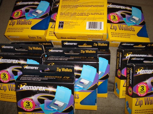 MEMOREX ZIP WALLETS 3 PK LOT OF 11 - Picture 4 of 8