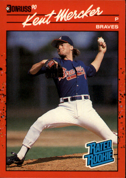1990 Donruss #31 Kent Mercker RC - NM