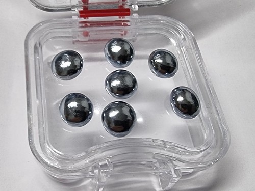 Osmium, große, hochreine Perle, 5 Gramm - Das seltenste und dichteste Edelmetall - Picture 2 of 3