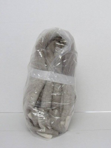 Pottery Barn Duluth Checked Faux Mohair Throw Blanket 50 x 60" Neutral Color NWT - Bild 3 von 6