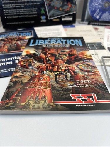 Final Liberation: Warhammer Epic 40,000 Original SSI Mindscape PC Big Box CIB - Picture 6 of 13