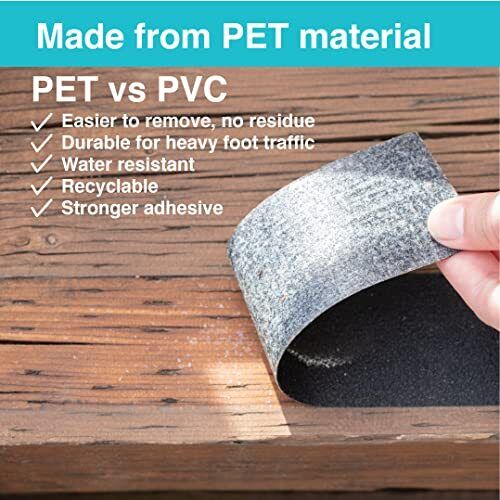 12 Inch x 30Ft Anti Slip Traction Grip Tape Outdoor Non-Skid Treads for Stairs - Picture 6 of 6