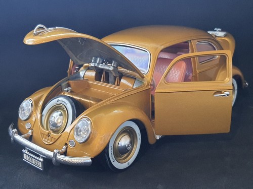 VOLKSWAGEN KAFFER-BEETLE 1955 Burago Gold Collection 1/18 - Imagen 10 de 20