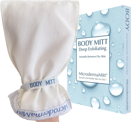 Deep Exfoliating Mitt for Shower – Dead Skin Remover & Exfoliator Body Scrubber
