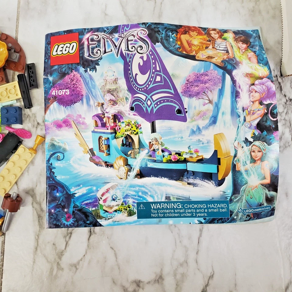 LEGO ELVES 41073 Naida’s Epic Adventure Ship RETIRADO (NO COMPLETO) Foto 2 de 4