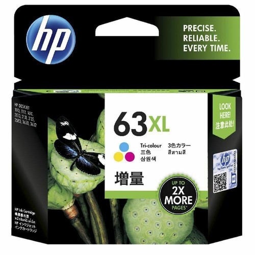 CHOOSE Genuine Original HP 63 / 63XL Black Tri-Colour VALUE Pack Ink cartridge - Picture 2 of 5