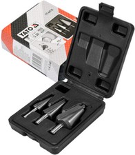 HSS Blechbohrer Set 3-tlg Kegelbohrer Blechschälbohrer Konusbohrer 3-30mm