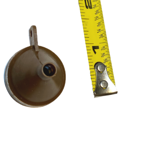 Two Small Black Powder Funnels for Muzzleloader w/ Keychain Loop - Brown - Bild 7 von 7