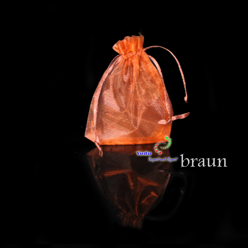 10er Organza Organzabeutel Säckchen Schmuckbeutel ohne Motive 12x9cm - Bild 5 von 12