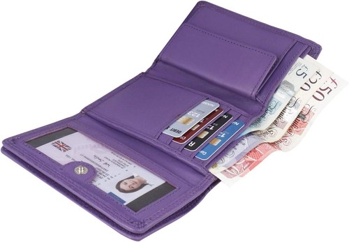 Starhide Damen RFID kleine Geldbörse, weiches Leder Geldbörse mit Münze & Schlüsseltasche 5545 - Bild 29 von 42