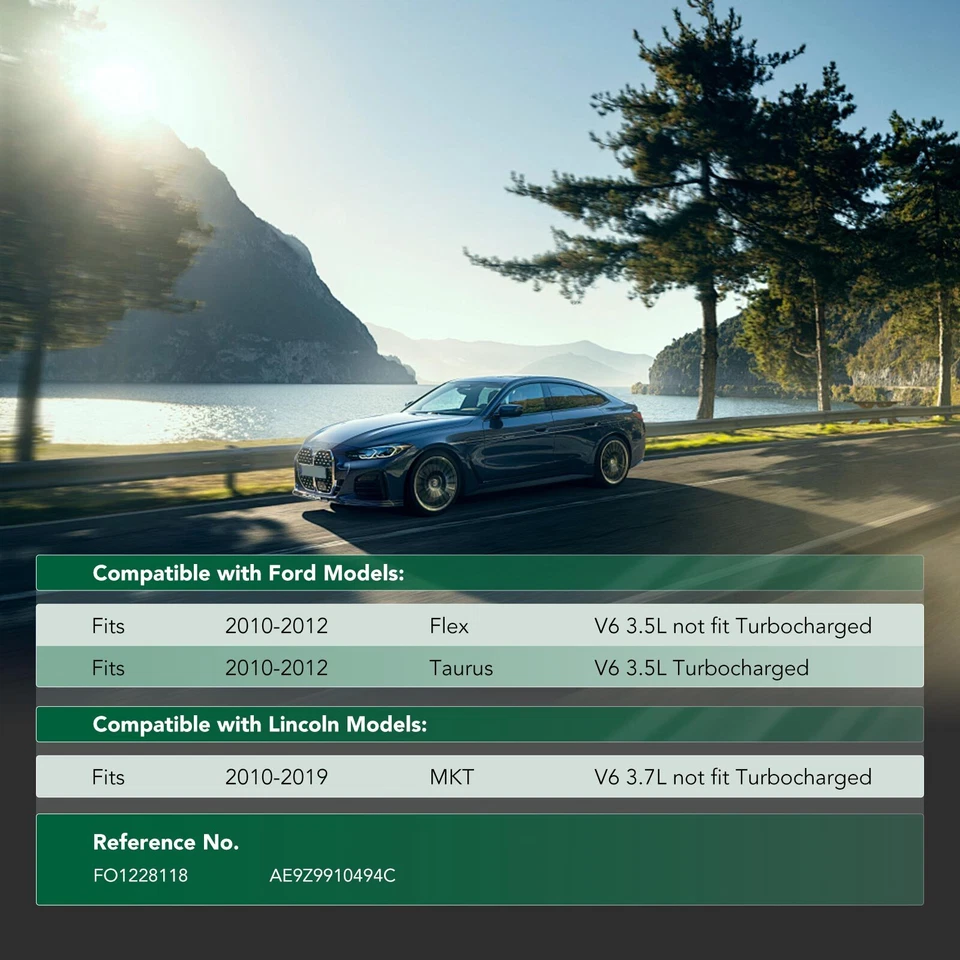 Protector contra salpicaduras de motor de plástico frontal para Ford Taurus Flex 2010-2012 Lincoln Foto 2 de 4