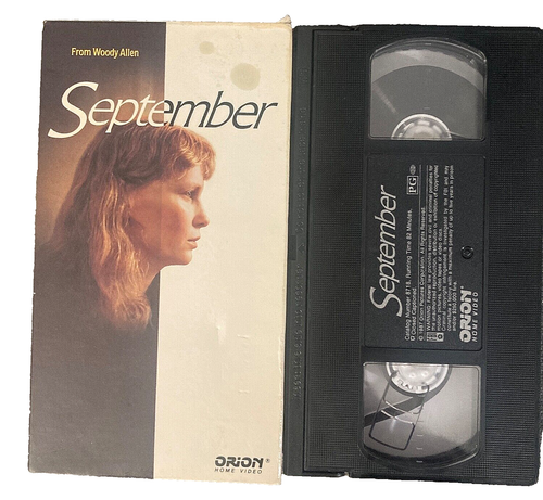 September (1987), VHS Movie, Orion Home Video (1988), Woody Allen x M. Farrow - Picture 1 of 4