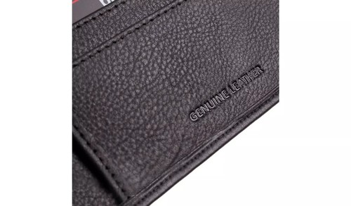  Men's Black Leather Wallet And Gift Box Pierre Cardin - Picture 5 of 8