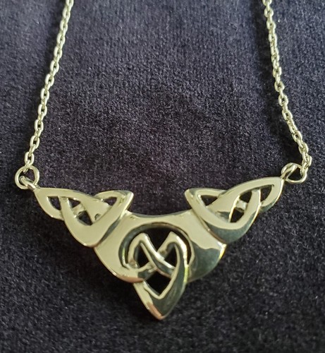 Sterling Silver Celtic Knot Necklace Pagan Infinity Wicca Gift Boxed 🌺 - Picture 4 of 7