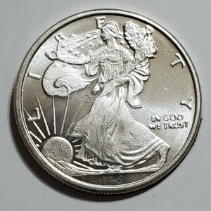 Eagle 1 Gram .999 Fine Pure Solid Silver Bar