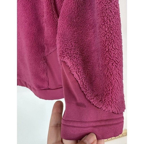 Mountain Hardwear Jacket Women's Large Fleece Full Zip Polartec Pockets Pink - Picture 14 of 16