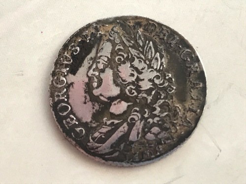 1745 LIMA 1 chelín - Jorge II plata 925) 6,02 g ⌀ 25 mm KM# 583 - Imagen 2 de 3