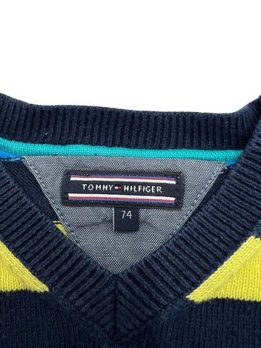 Tommy Hilfiger Maglione A V Per Ragazzi Taglia 74 - Picture 4 of 9