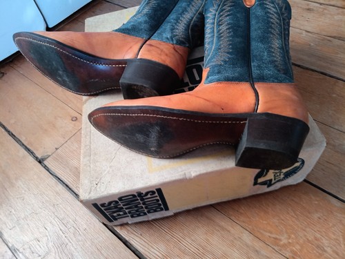 Stivali da cowboy vintage marca texas - Foto 6 di 8