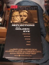 Reflections In A Golden Eye 1967 VHS 60s erotic thriller horses Elizabeth Taylor
