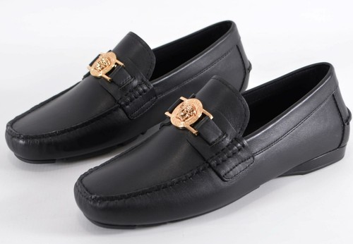 Buy NEW Versace Men's Black Calf 