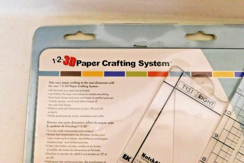 CutterBee 1-2-3D Paper Crafting System 8 Piece EK Success Scrapbook, 100+ Ideas - Picture 2 of 6