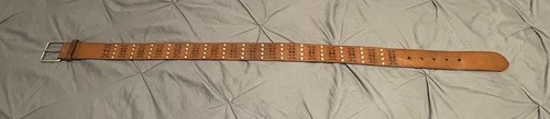 Women’s Calvin Klein 34” Length x 2” Width Brown Leather Belt - Picture 5 of 9