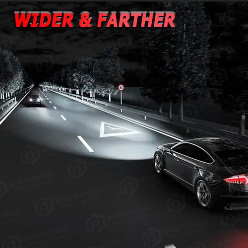 For Toyota 4Runner 2010-2017 6000K LED Headlight High Low Beam + Fog Light Bulbs - Bild 9 von 16