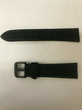 NEW Seiko SKA557 Men's Black Canvas Replacement Band Only!