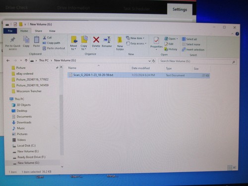 Disco duro Hitachi HTS7210G9SA00 SATA 100 GB 2,5" probado con registro #C107AK - Imagen 9 de 10