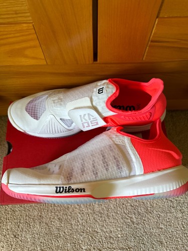 Scarpe da ginnastica Wilson Kaos Mirage bianco/rosa, taglia UK 5, EU 38, NUOVE CON ETICHETTE - Foto 6 di 9