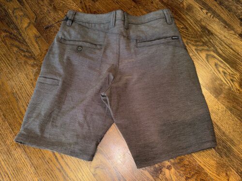 Volcom Chino Shorts Size 28 Brown Casual Flat Front Shorts - Picture 3 of 4