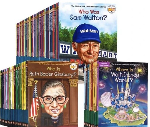 Who What Where Was/Is 10 Kids Educational Book Lot Bios Non Fiction PB GREAT! - Picture 2 of 15