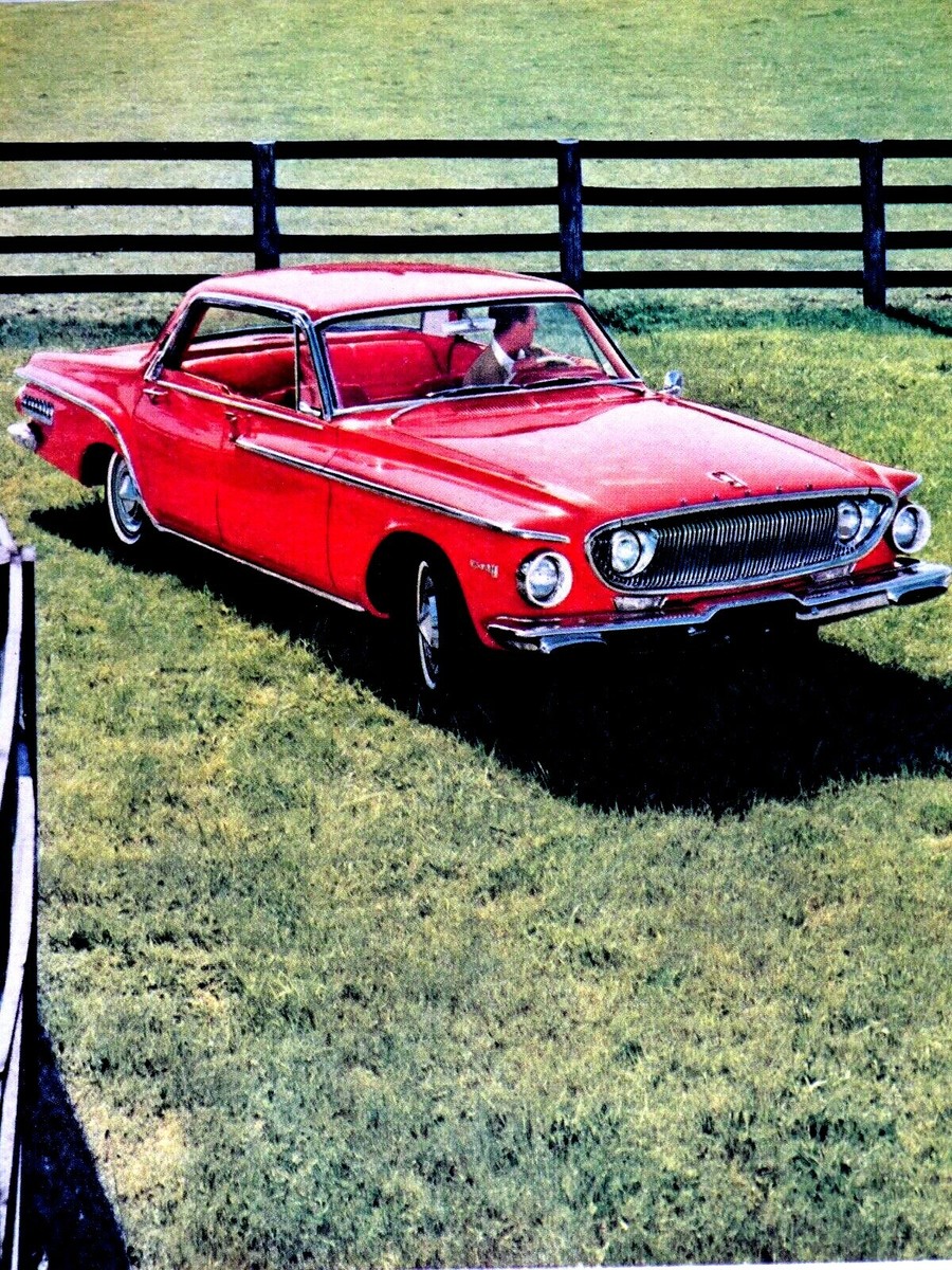 1962 Dodge Dart More Live Action Less Dead Weight Original