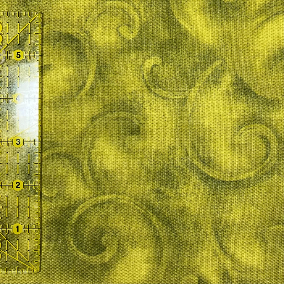 Millies Garden by Joined at the Hip for Clothworks Ivy Spiral Fabric 26”L x 45"W - Image 4 of 4