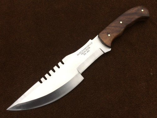 Custom Handmade 1095 Carbon Steel T- SERIES Tracker Knife,Hunting Knife, SS002 - Picture 1 of 9