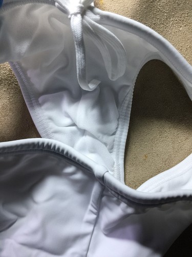 32" Speedo Power-Flex Eco Men's Lo Rise Tie String Bikini Swim Suit Fits 28 30 M - Picture 8 of 9