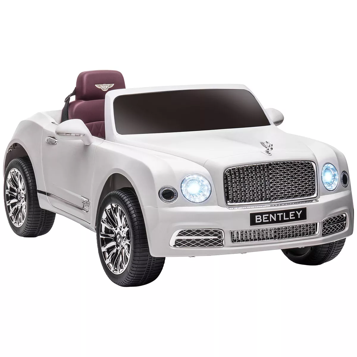 HOMCOM Bentley Mulsanne Licensed Kids Electric Ride On Car w