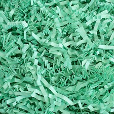 Crinkle Cut Paper Shred Filler 4oz for Gift  Basket Filling - Mint