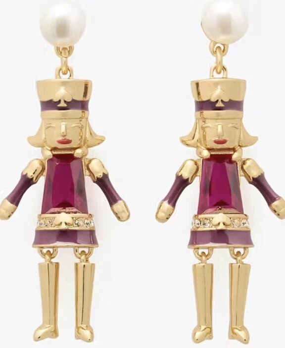 Pendientes Cascanueces Kate Spade Oh What Fun Nuevos con Etiquetas Foto 2 de 4