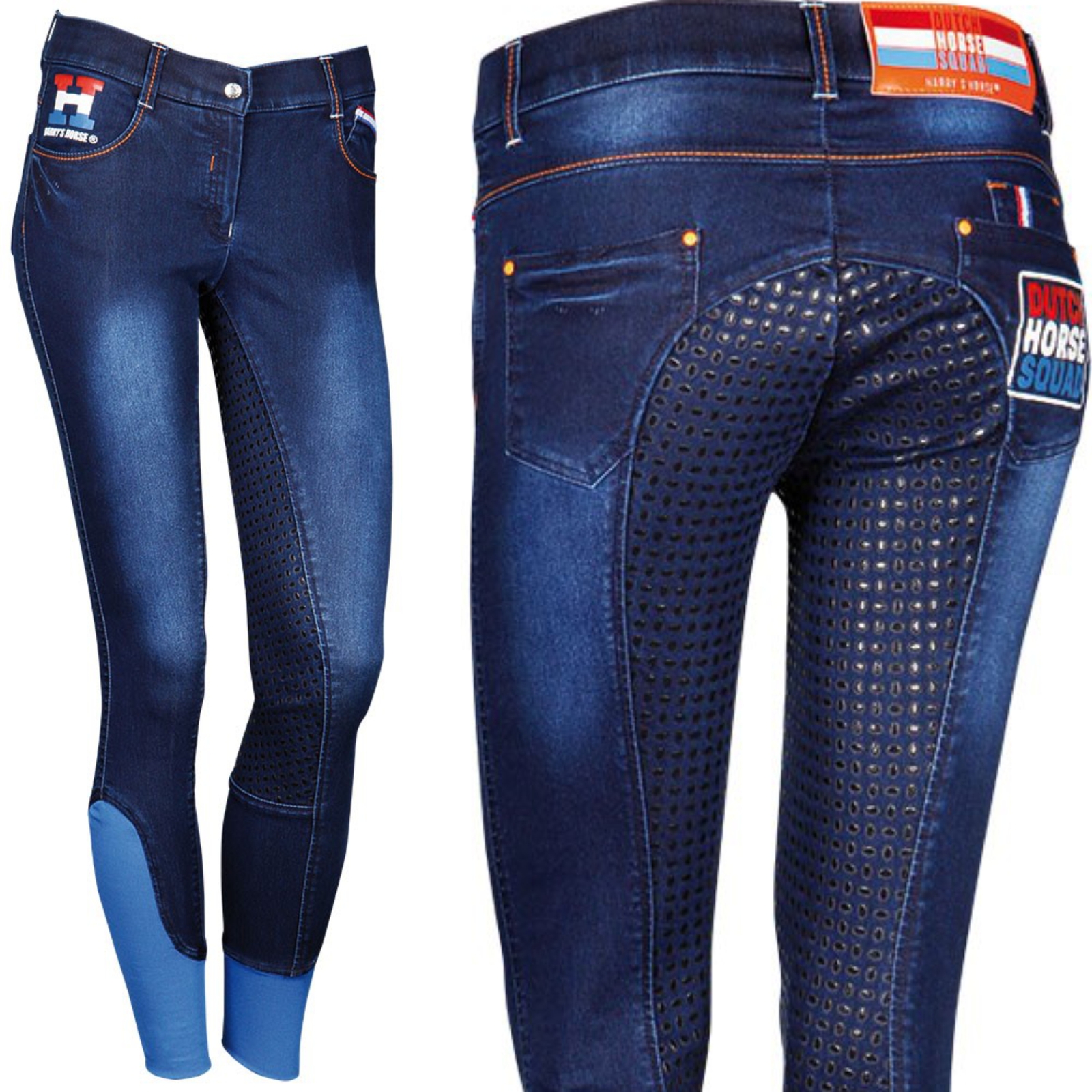 Harry´s Horse Reithose Dutch Orange denim Full Grip Silikon Vollbesatz Harry´s Horse Reithose Dutch Orange denim Full Grip Silikon Vollbesatz