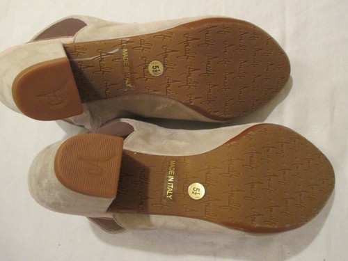 Alfani VARESE CORDA Women's Suede Tan 2" Heel Pumps Shoe Sz 5.5M New in Box - Picture 7 of 8