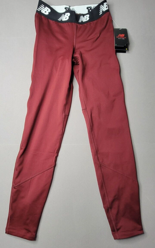 New Balance Tights Pants Men's Small Maroon Red Compression Cold Running Gear115 - Bild 1 von 10
