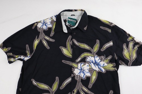 Billabong Men's Large (L) Button Down Hawaiian Aloha Fit Short Sleeve Shirt - Picture 5 of 13