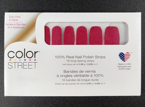 Color Street 100% Nagellackstreifen Cran-tastic FMG172 Weihnachten Urlaub Neu