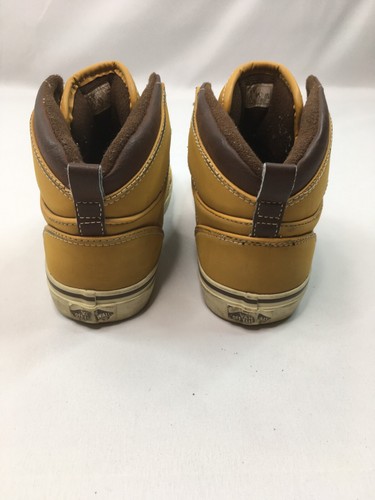 Vans Boots Youth 6.5 Tan Brown Suede High Top Skater Shoes Style TBR4 - Picture 4 of 9