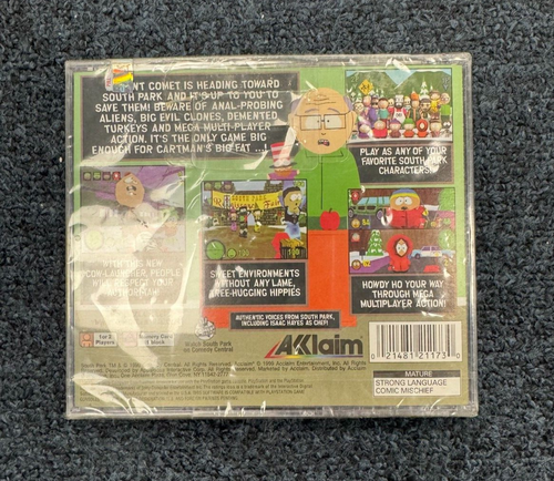 South Park (Sony PlayStation 1, 1999) Nuevo Sellado de Fábrica - Imagen 2 de 4