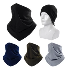 Winter Neck Gaiter Warmer Soft Fleece Face Mask Scarf for Cold Weather Running