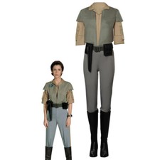 Star Wars 6 Return Of The Jedi Leia Organa Solo Cosplay Costume Outfit
