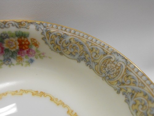 6-Piece Set of RARE AICHI China made in Occupied Japan 5-1/4" Bowls of Beauty - Picture 6 of 9